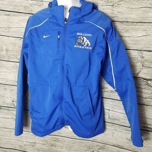 Nike Bulldog Athletics Blue jacket Size M.you can see a few small spotsPit to